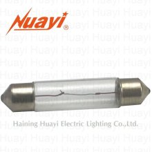 Festoon auto lamp T10X42 SV8.5 24V10W, auto bulb, license plate lamp