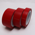 Filme Skived PTFE vermelho com fita adesiva de silicone