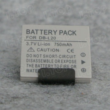 DB-L20 3.7V 750mAh Battery for Sanyo Camera , China battery manufacturer