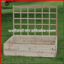 Wood Garden Raised Beds Rustic Cedar Natural