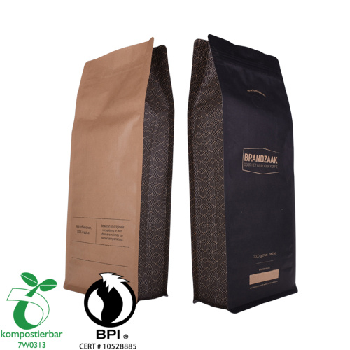 Compostable matériau laminé rond inférieur pbat bag usine