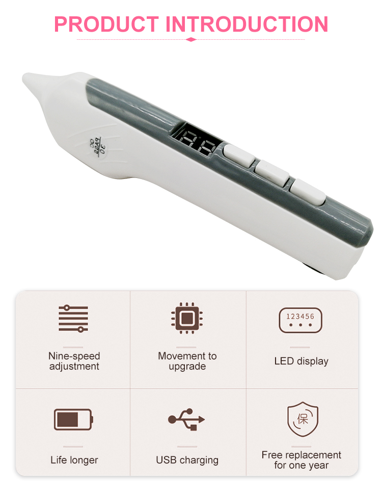 Beauty facial skin tag laser tattoo acne scar pigmentation freckle point plasma spot dot mole removal pen