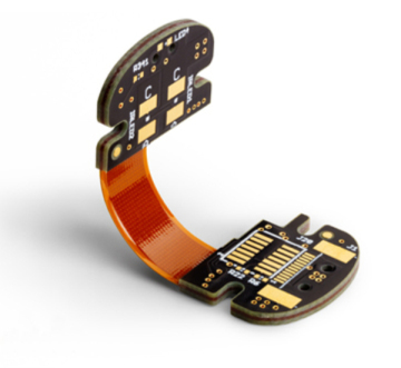 14 layer multilayer rigid-flex pcb assembled