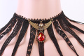 Overdreven Lace vrouwelijke Choker verstelbare Choker ketting