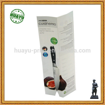 triple folding catalog for kitchen wares