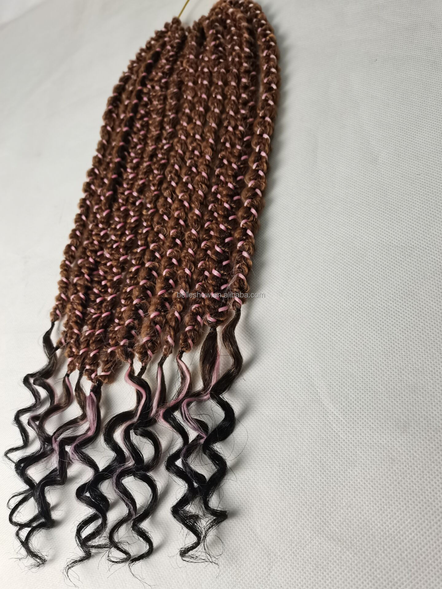 Hot sell 18 inch 12stands senegalese twist hair synthetic crochet extension Crochet box braids 3D box braid hair