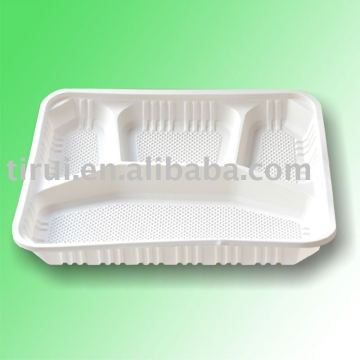 biodegradable sushi/meat corn starch tray