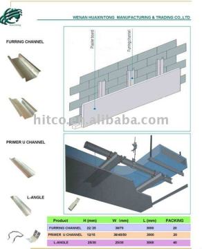 stretch ceiling profile Furring Channel