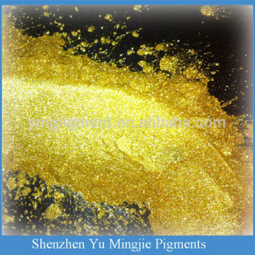Super Flash Crystal Golden Luster Pearlescent Pigment for Interior or Exterior Paints