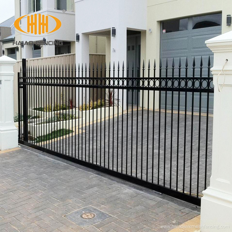 spear top used wrought iron door gates