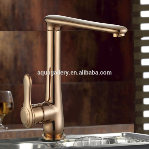 Solid Brass Sink Mounted Transitional Kitchen Faucet