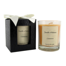 Scented glass holder candle for decoration