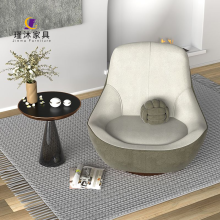 Italian Design Rotatable Lonely Wind High Back Sofa Chair