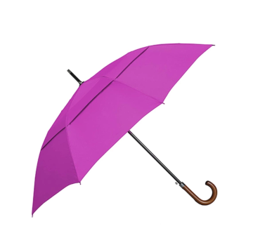 Pink lady holding umbrella