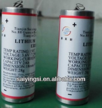 3.6v lithium battey ER18505