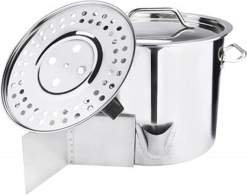Stainless Steel Tamale Steamer Pot 32QT
