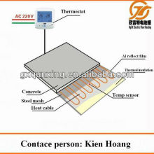 Indoor underfloor heating cable Installation photo