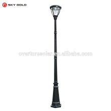 Unique design 225CM height solar outdoor lamp post led steet light