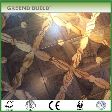 Flooring engineered parquet walnut