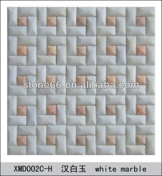 white square marble mosaics