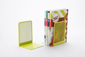 Office Stationery Mesh Metal Bookends