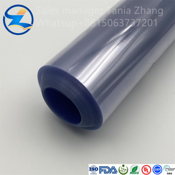 250mic transparent PVC film roll