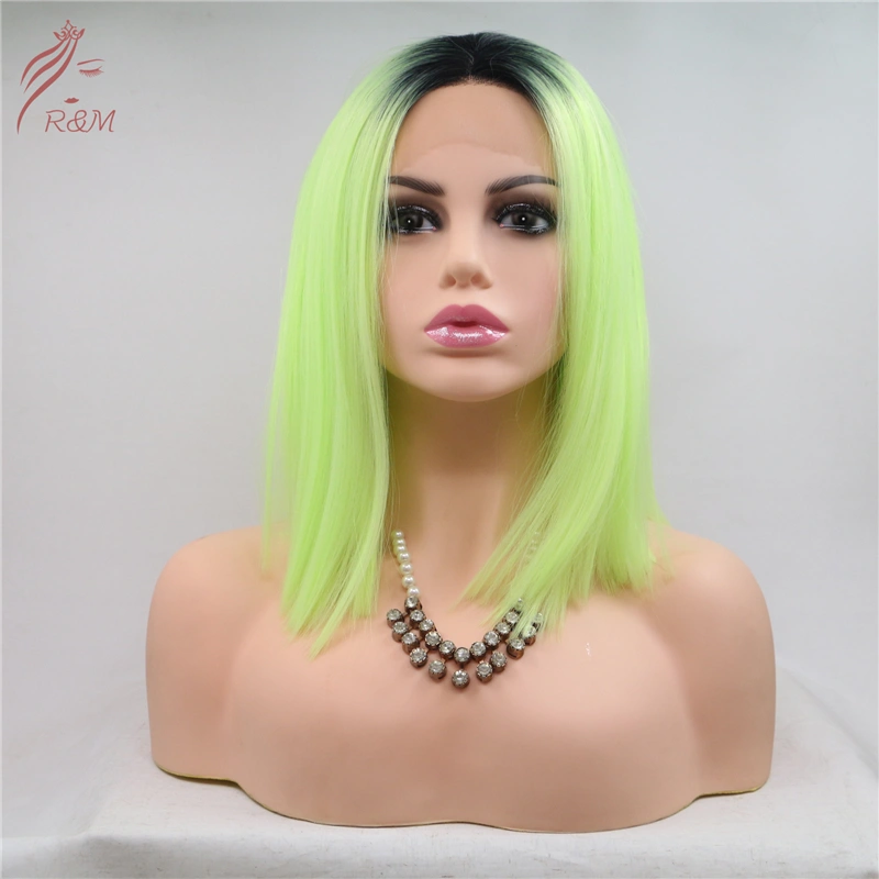 Wholesale Cheap Short Bob Heat Resistant Synthetic Hair Lace Front Wig