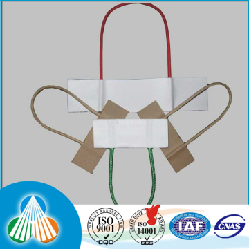 shopping paper bag braid rope handle