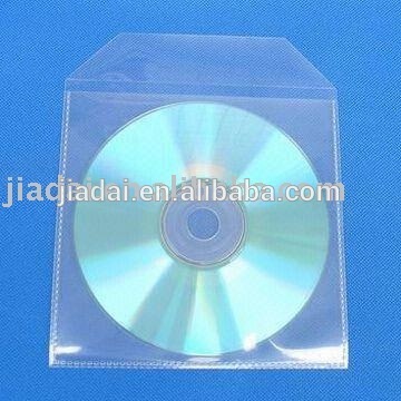 Plastic CD Sleeve with Flap CPP CD Sleeve 120micron PP PVC factory