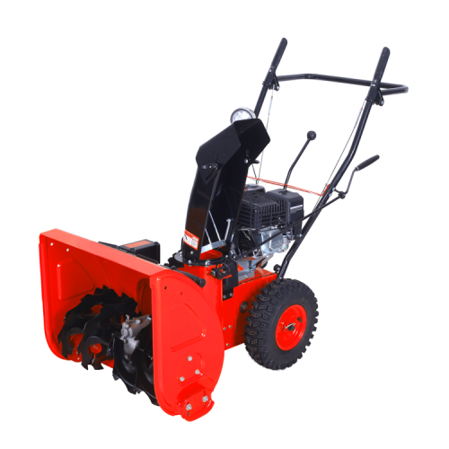 163cc Snow Blower βενζίνη ισχύος χεριών ώθησης δρόμου Sweeper Sweeper