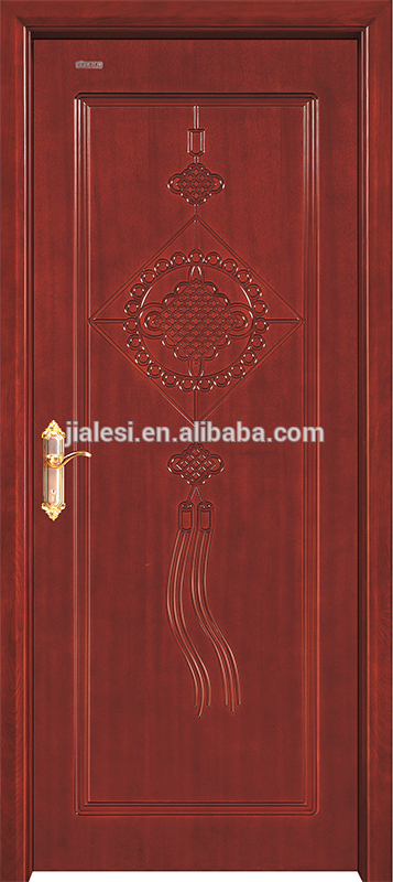 Traditional European style plain wooden door