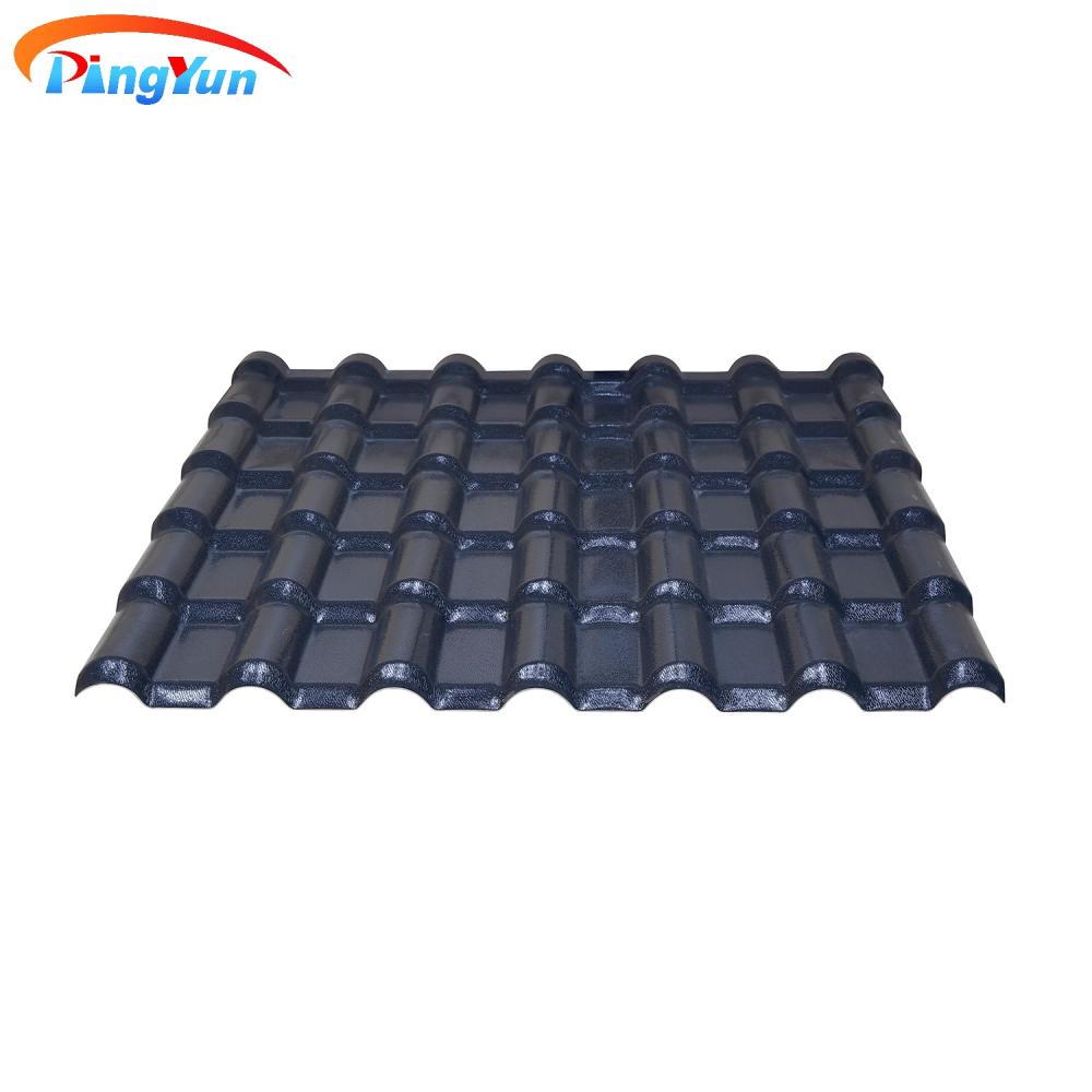 Ecuador Teja Termo Acustica PVC Roof Tile Lamina de Upvc Colonial Acanalado