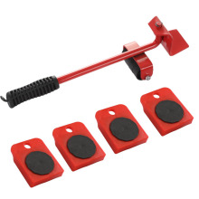 Professional Furniture Mover and Lifter Tool Set: 4-Wheeled Mover, Rollers & Wheelbarrow Hand Tools for Heavy Stuffs Transportation