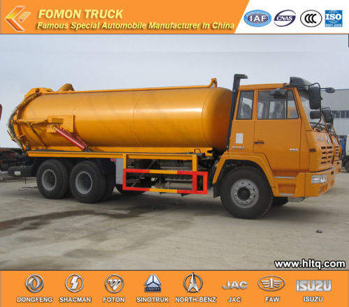 SHACMAN Aolong Camion cisterna a pompa per vuoto 16000L
