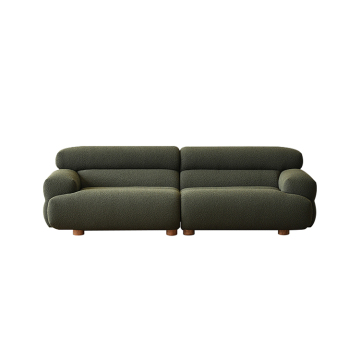 Cashmere fabric modern two seater sofas for apartment