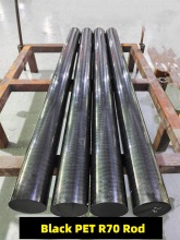 Custom Black PET Plastic Rod