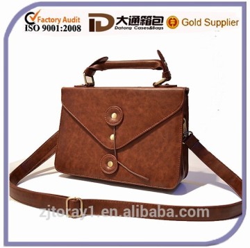 China leather briefcase messenger bag strap leather briefcase