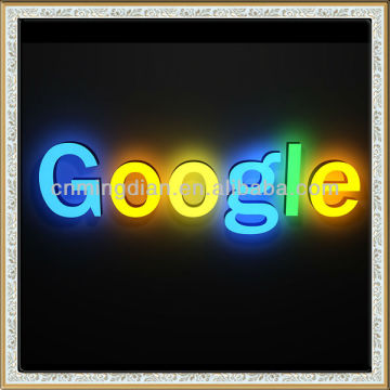 acrylic letter logo pop display with LED, led sign pop display holder