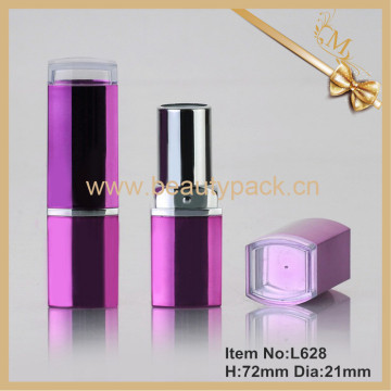 Wholesale purple plastic lipstick container