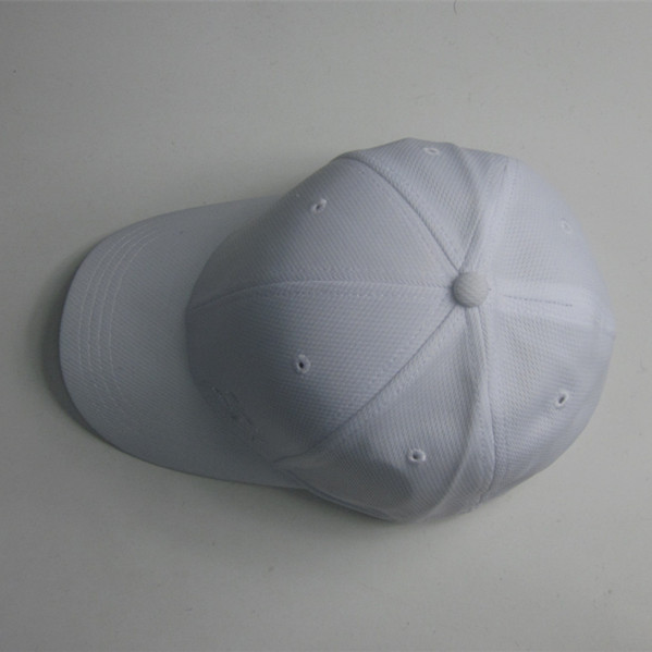 Custom White Embroidery Dry Fit Baseball Cap