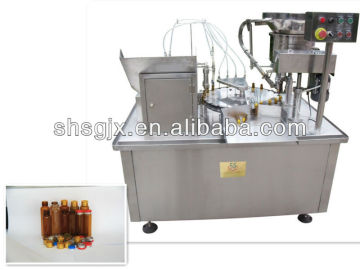 automatic pharmaceutical oral liquid filling capping machine, rotary type oral liquid filling machine