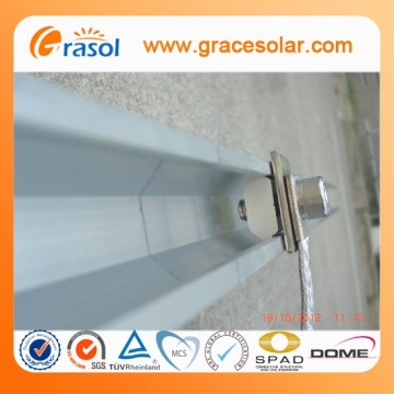 Flexible thin film solar panel solar panel frame