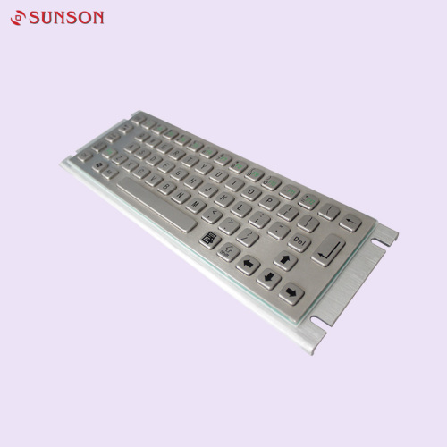ZT599A Kiosk Metal Keyboard med 64 rostfria nycklar