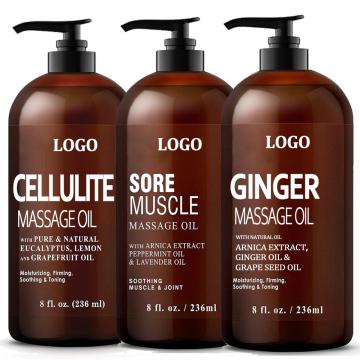 High Quality Cellulite Sore Muscle Ginger Massage Oil
