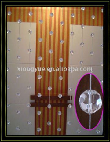Crystal bead curtain--L016,beaded curtain,glass beaded curtain