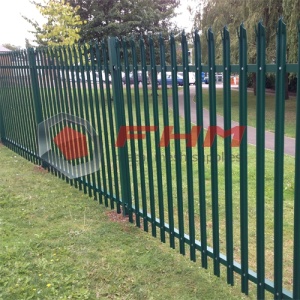 Kommersiellt Metal Palisade Fence för Trädgård