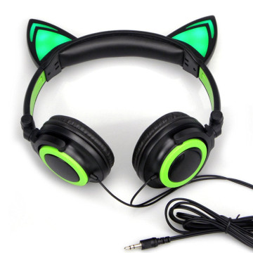 wholesale oreille de chat filaire casque prix usine