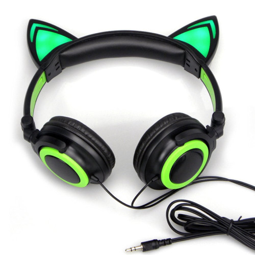 도매 공장 가격 헤드폰 유선 고양이 귀