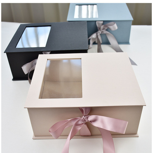 Niestandardowa wstążka Clear Window Love Forever Boxes