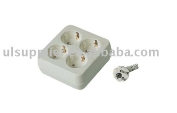 GS power socket/electrical socket/ Multiple socket outlet (09-PTGSF04)